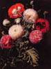 Still Life with Pink, Red and White Poppies